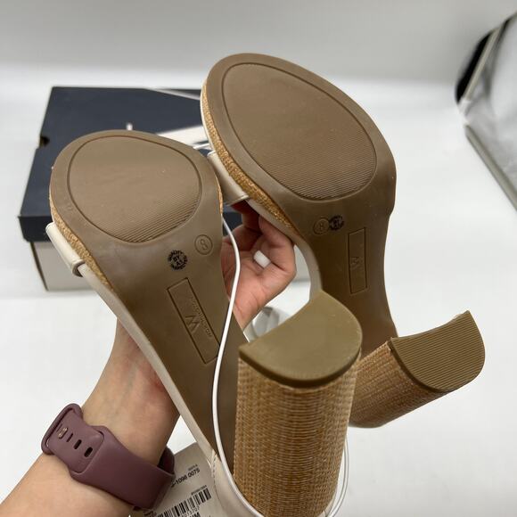 Worthington Womens Lynch Heeled Sandals Ivory Size 8M - Picture 7 of 10